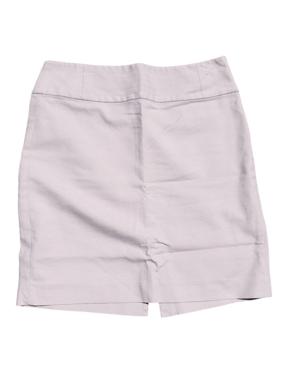 Banana Republic Women's Size 8 Khaki Pencil Skirt Cotton Blend Back Slit